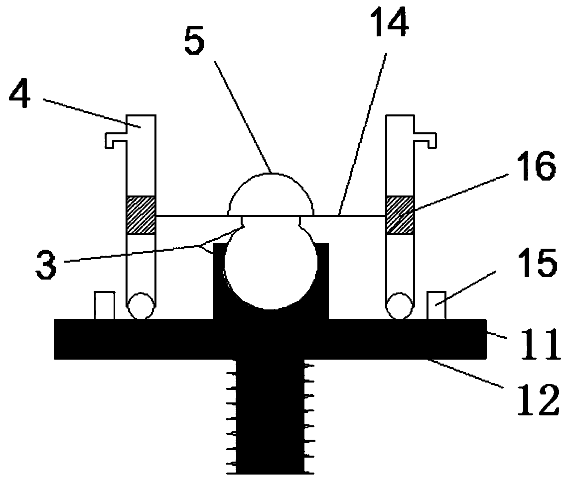 Monitoring device for Beidou positioning surface displacement