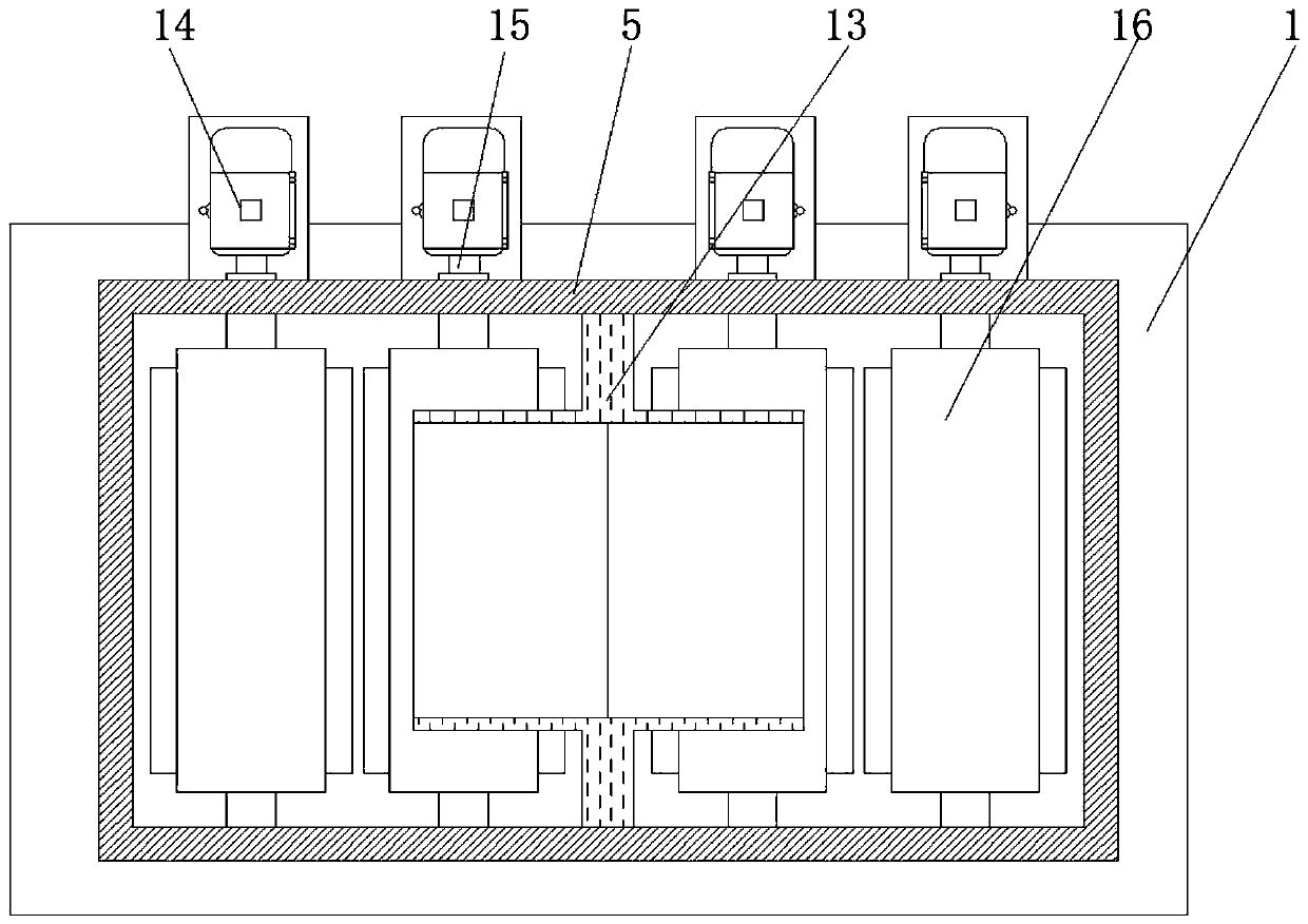 Multi-wheel type silicon material pulverizer