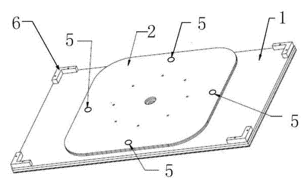 Lock-attachment rotary platform