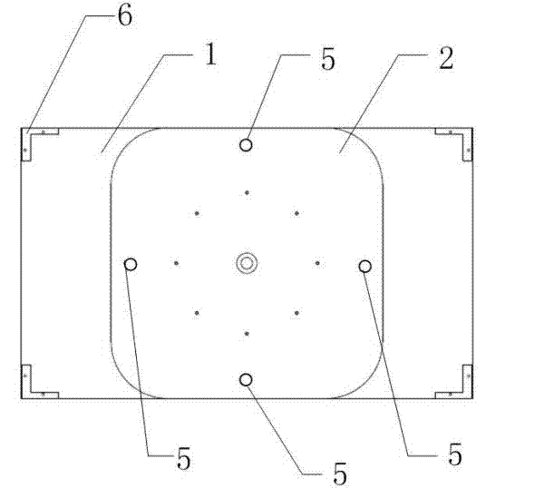 Lock-attachment rotary platform