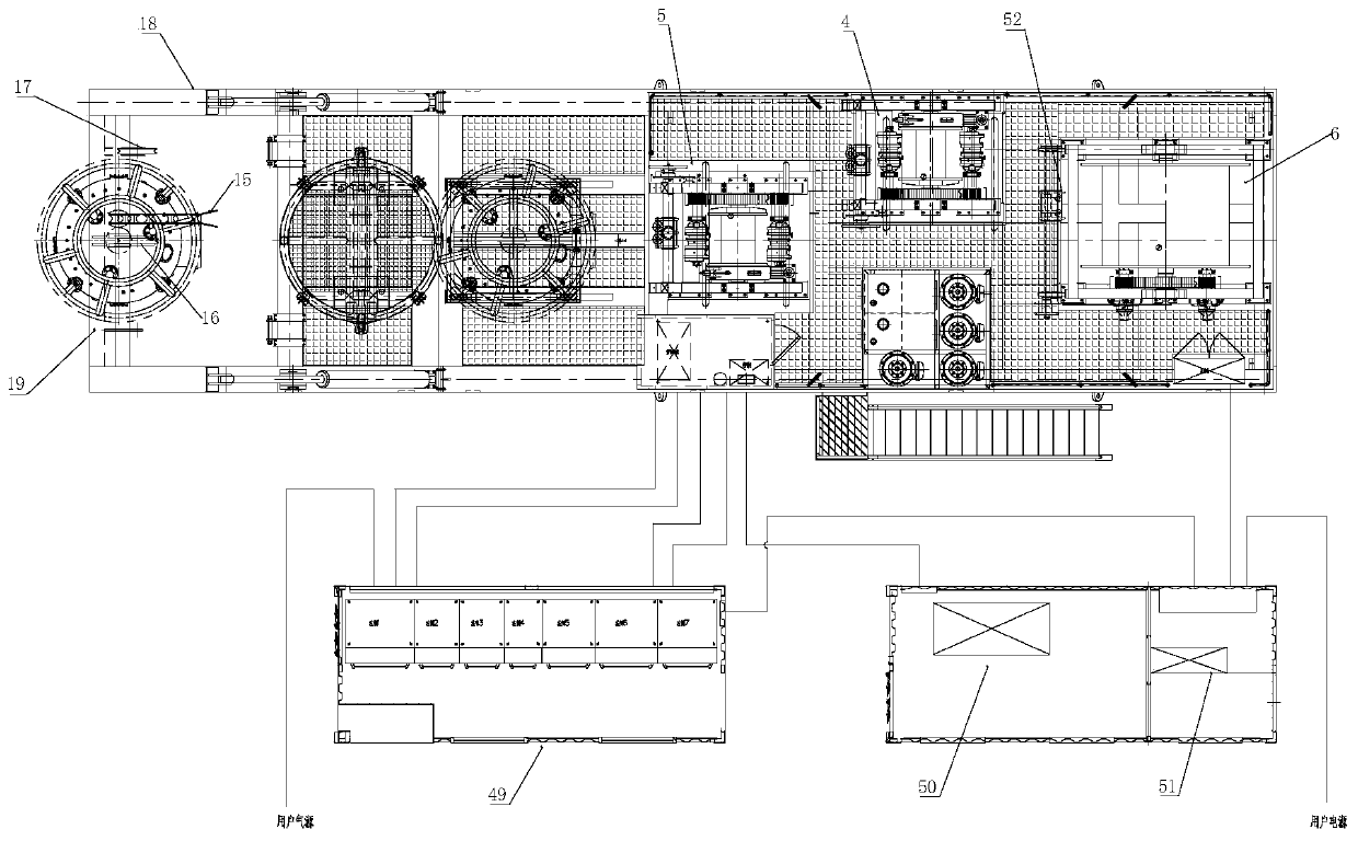 A diving bell system