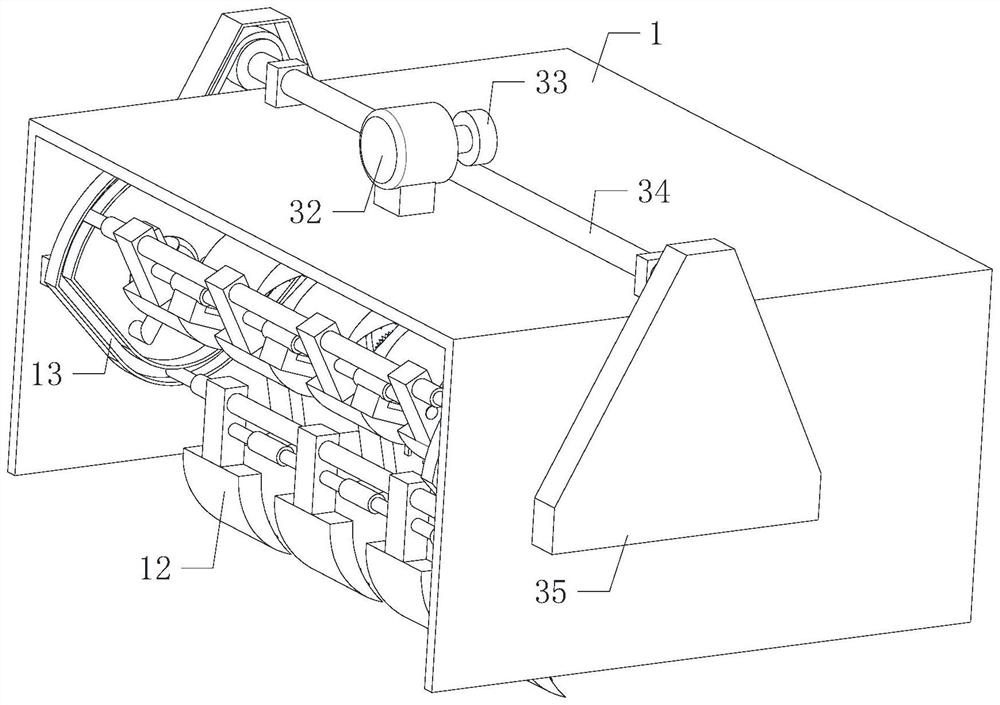 Automatic soil turning equipment for crop planting