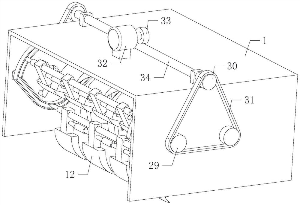 Automatic soil turning equipment for crop planting