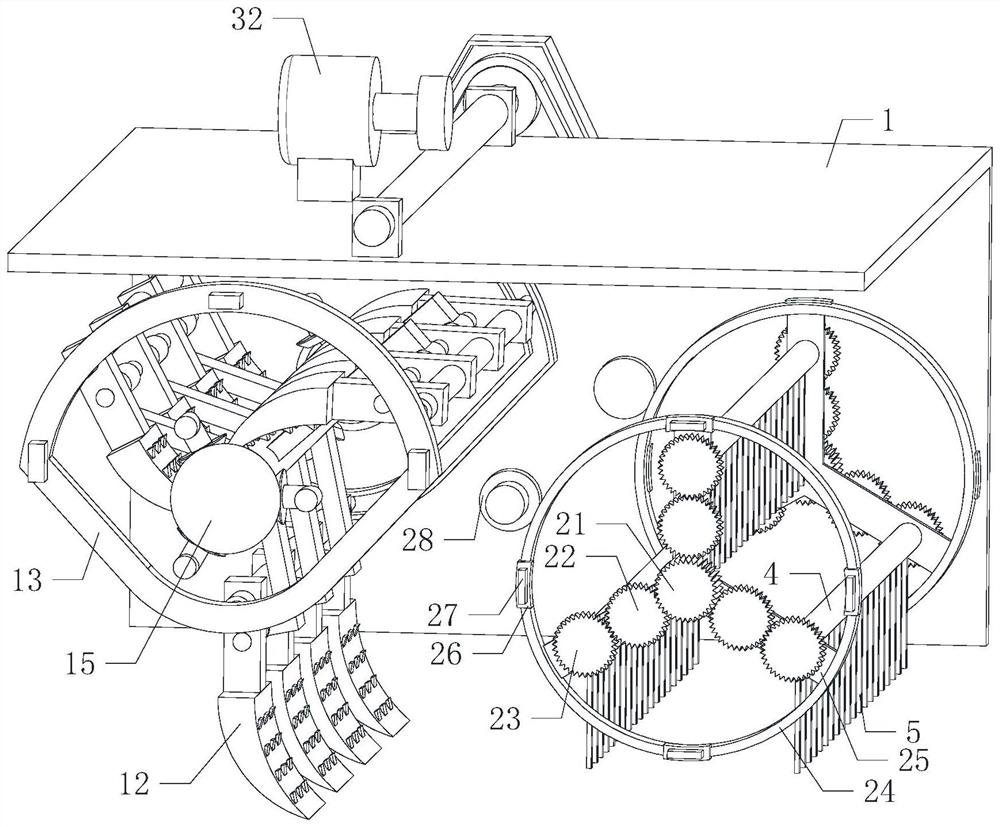 Automatic soil turning equipment for crop planting