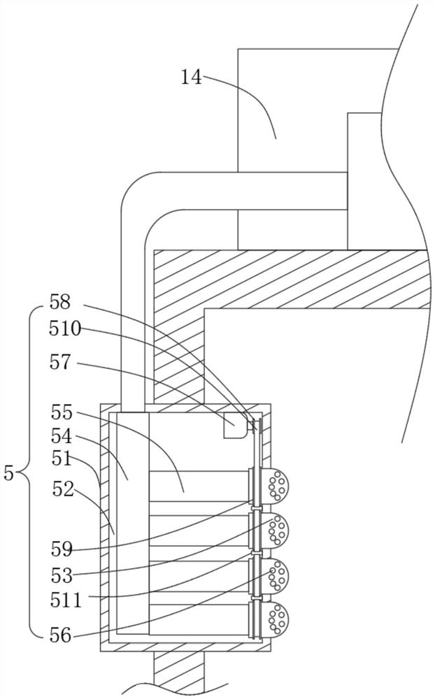 High-efficiency mixing device and process for environment-friendly concrete