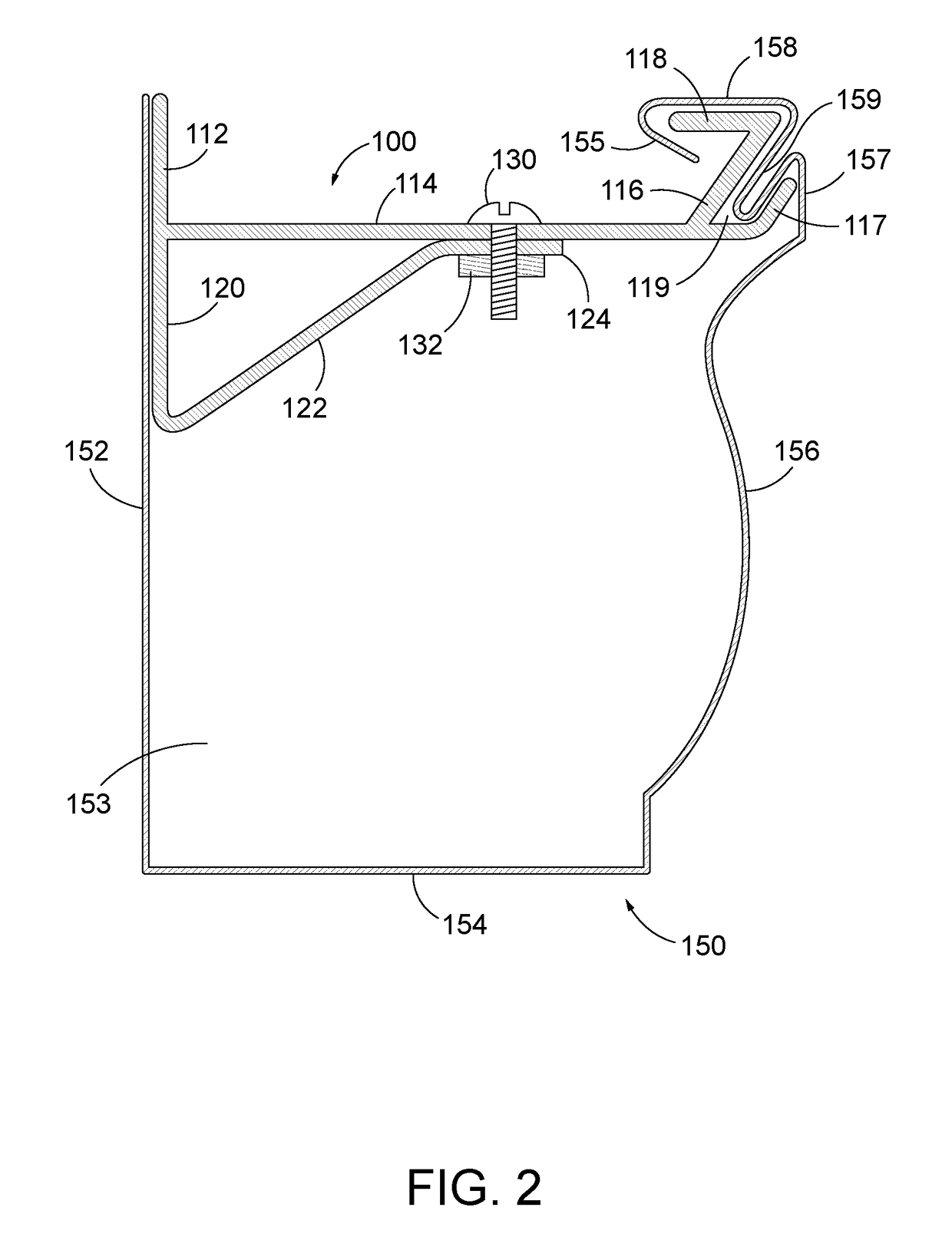 Gutter and bracket assembly