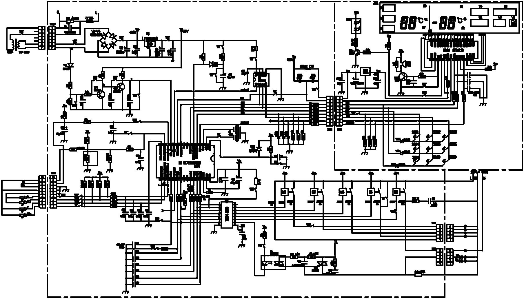 Separating multi-cycle refrigerator control technology comprehensive training equipment