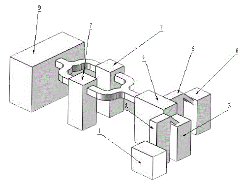 Stainless steel slag sorting device and stainless steel slag sorting method