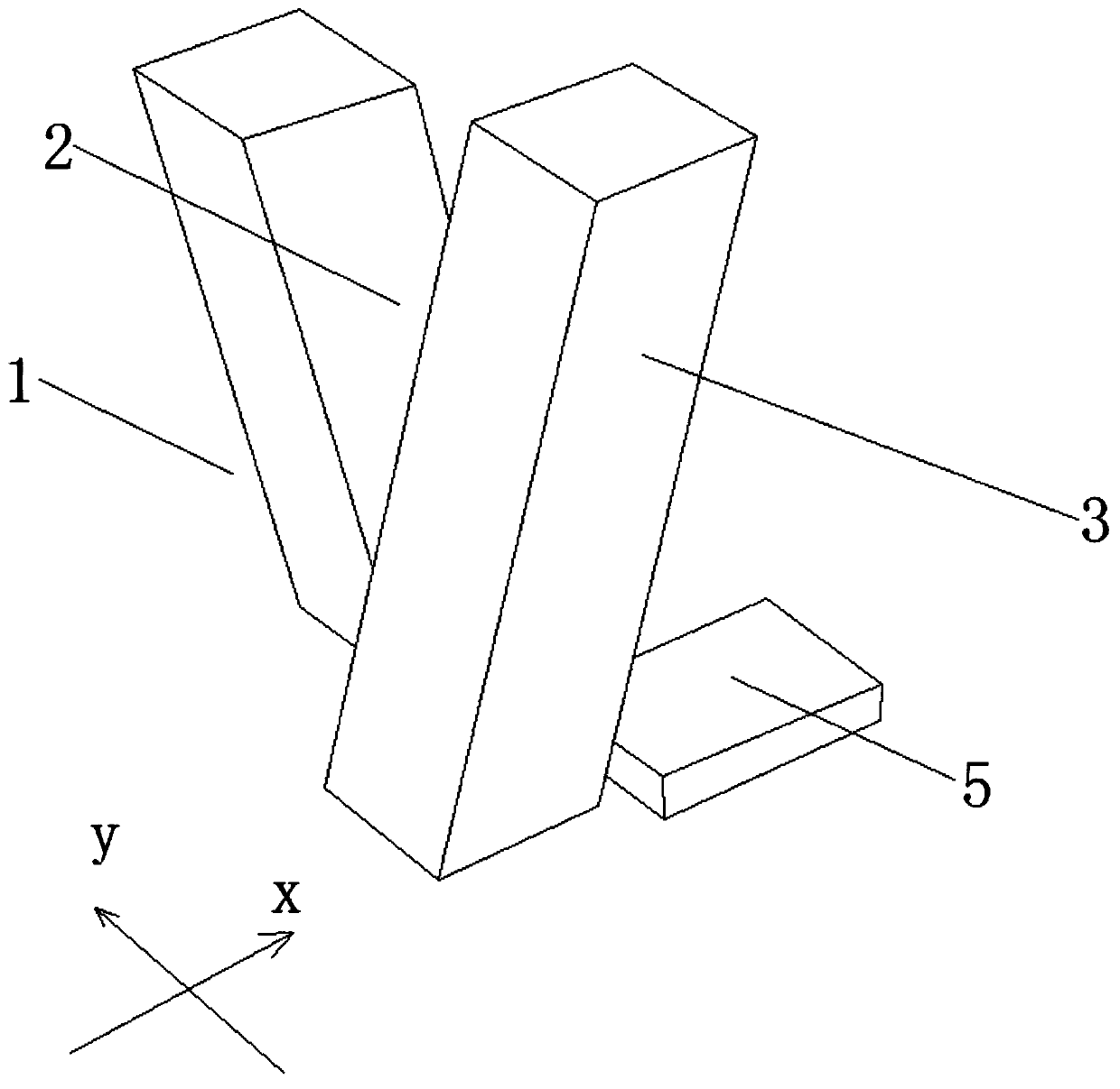 Absorption circular dichroism adjustable structure