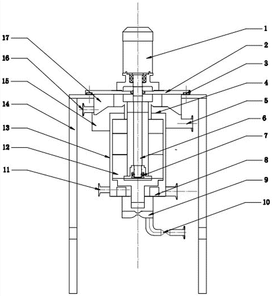 Method for extracting lithium from salt lake by means of centrifugal extractor