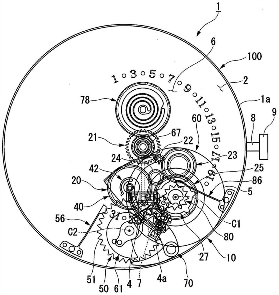 Calendar mechanisms, movements and timepieces