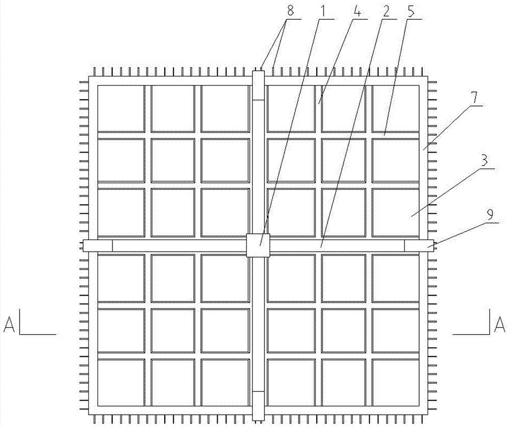 Super-high performance concrete frame structure fabricated building and construction method thereof