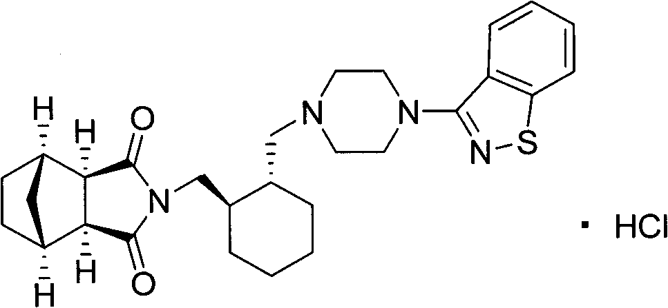 Method for preparing lurasidone