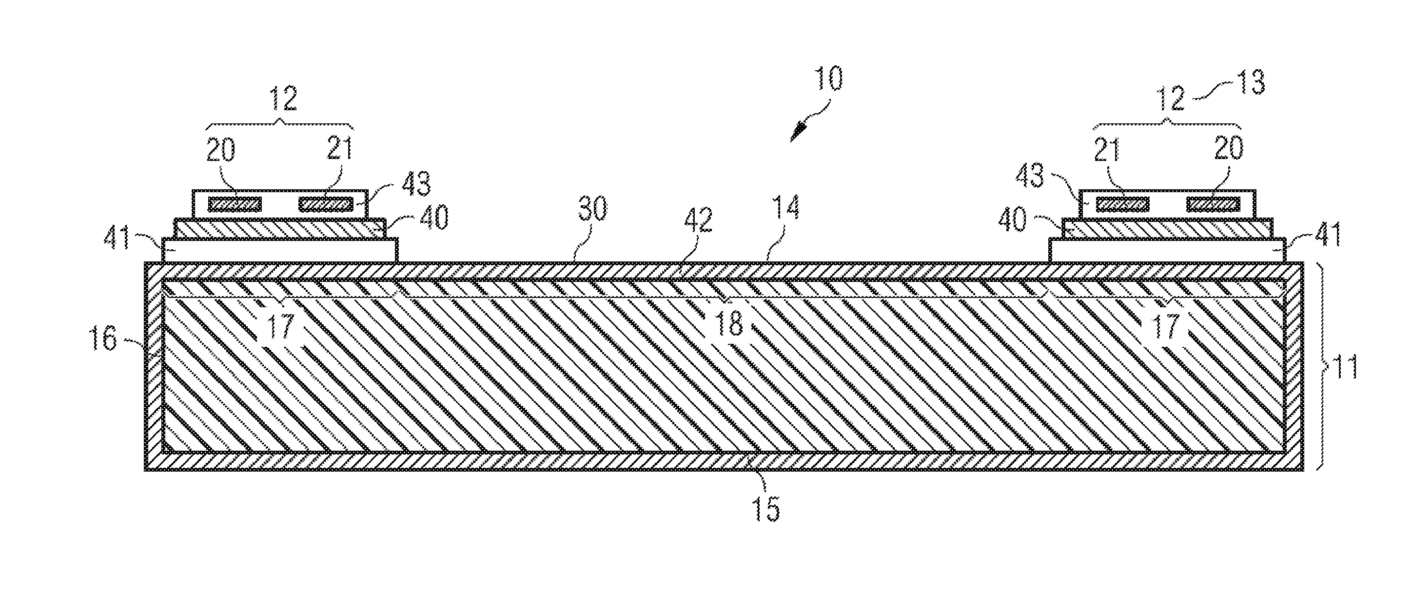 Display arrangement and method for fabrication of a display arrangement