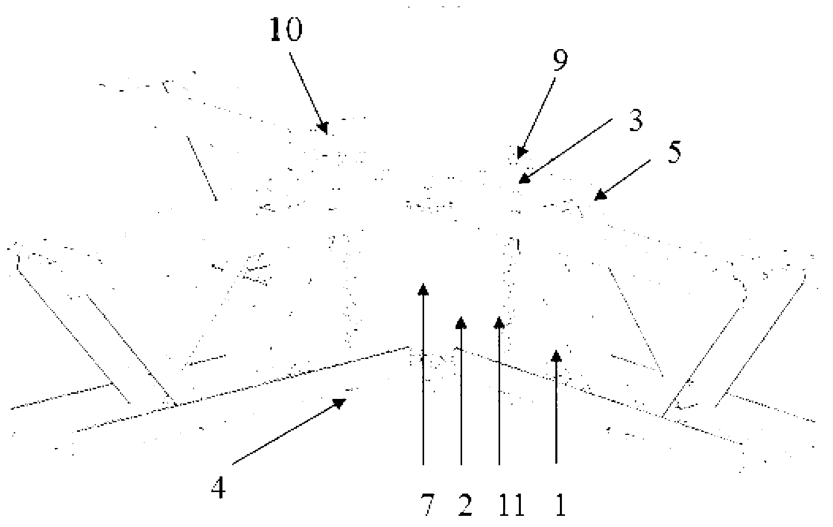 Beam-column joint connecting device for multi-story/high-rise assembly type steel structure system