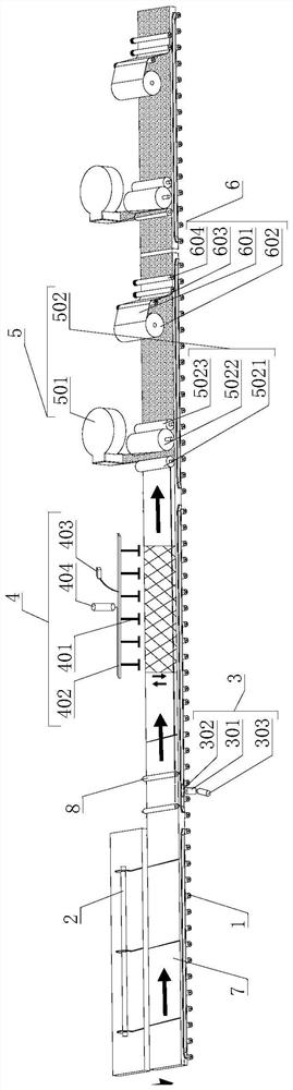 Insulation board production line