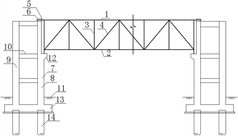 Special large-span anti-overturning steel truss for long-distance-transportation and low-energy-consumption heat-supply network