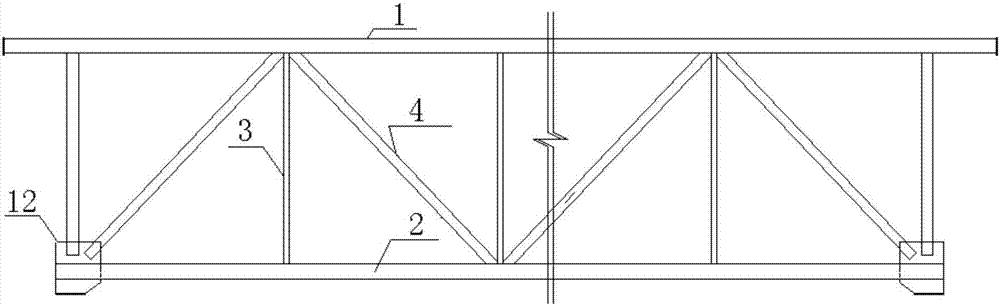 Special large-span anti-overturning steel truss for long-distance-transportation and low-energy-consumption heat-supply network