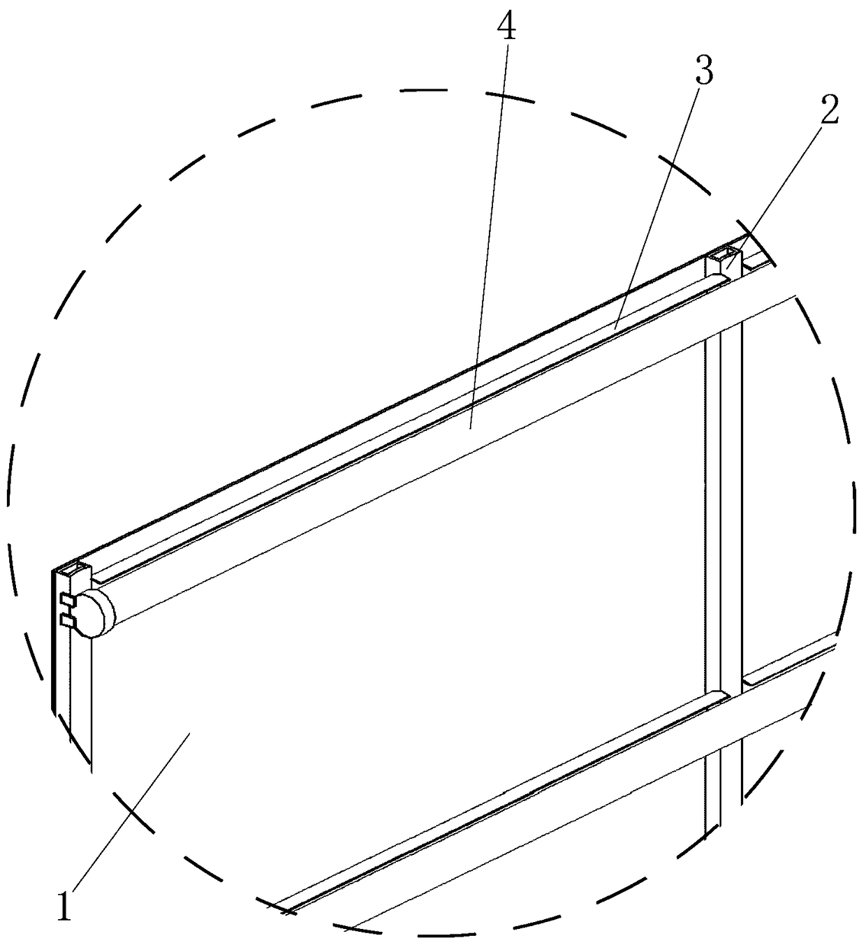 Space-based Radar Foldable and Expandable Antenna Reflector Folding Structure