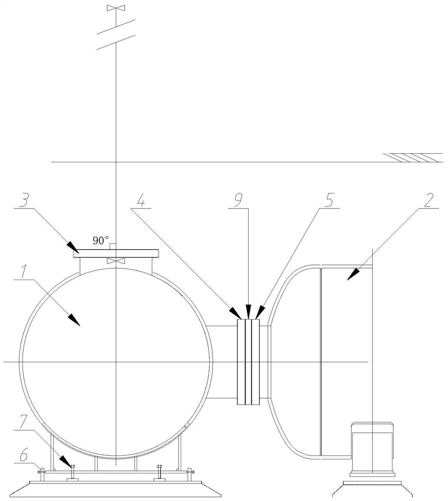 A kind of installation method of saturation diving pressure chamber