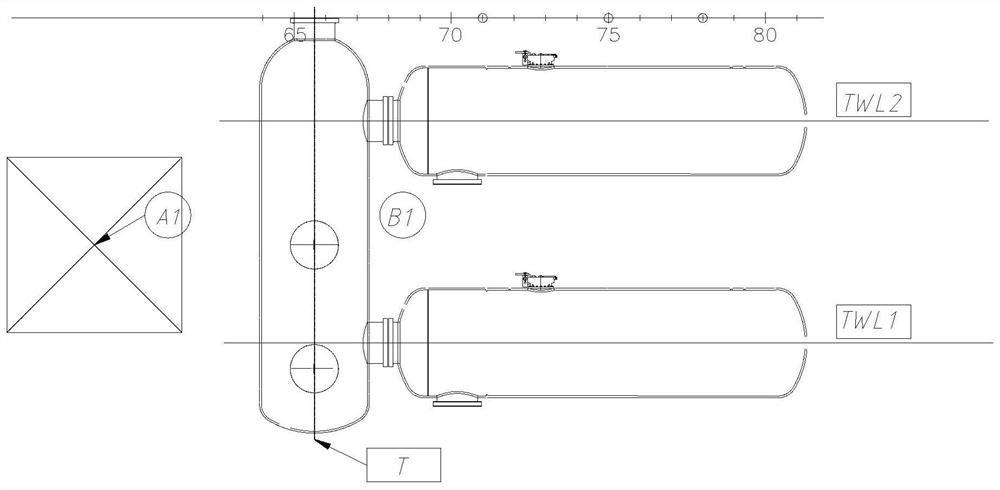 A kind of installation method of saturation diving pressure chamber