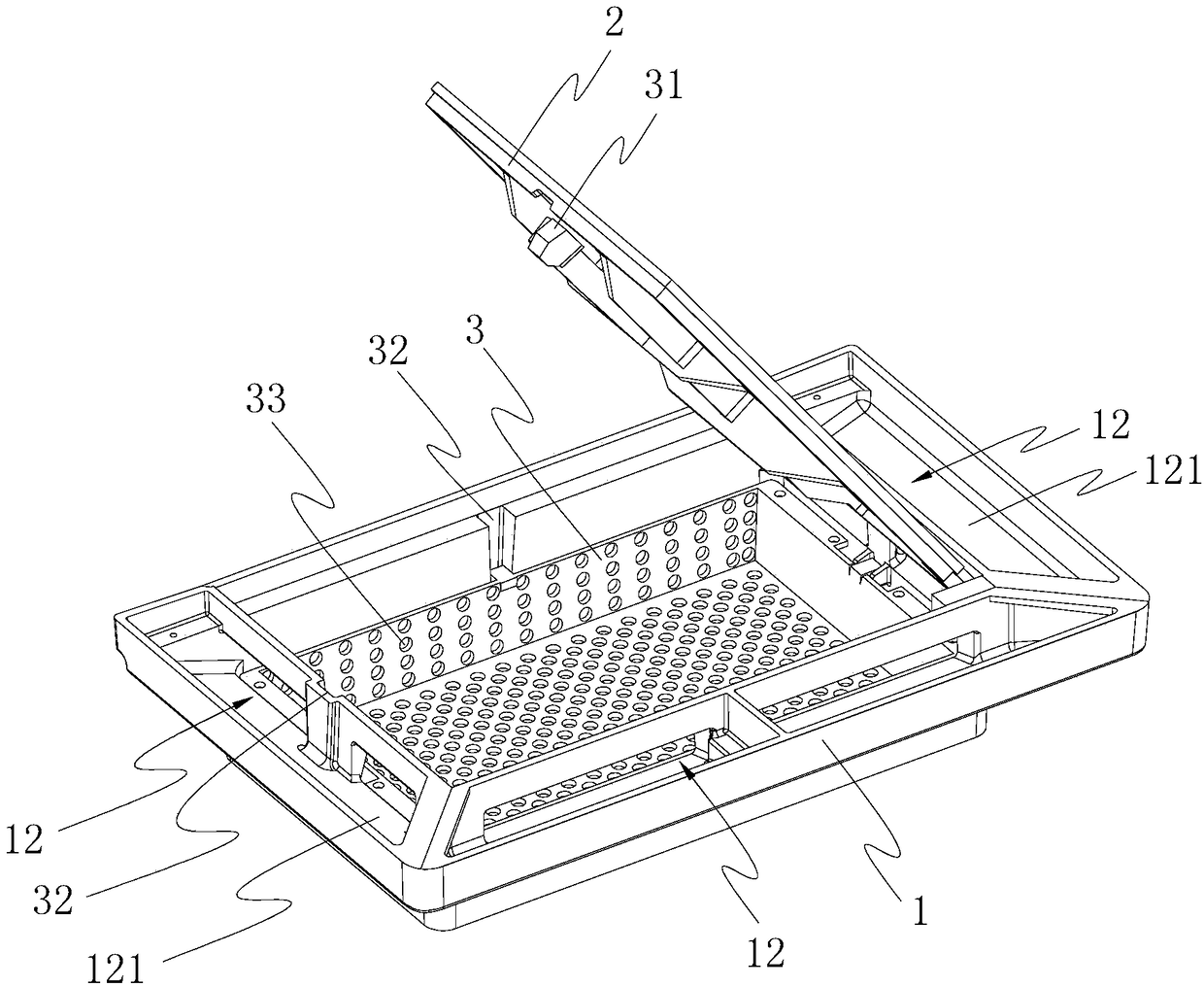 Odor-prevention gutter inlet grate with filter structure