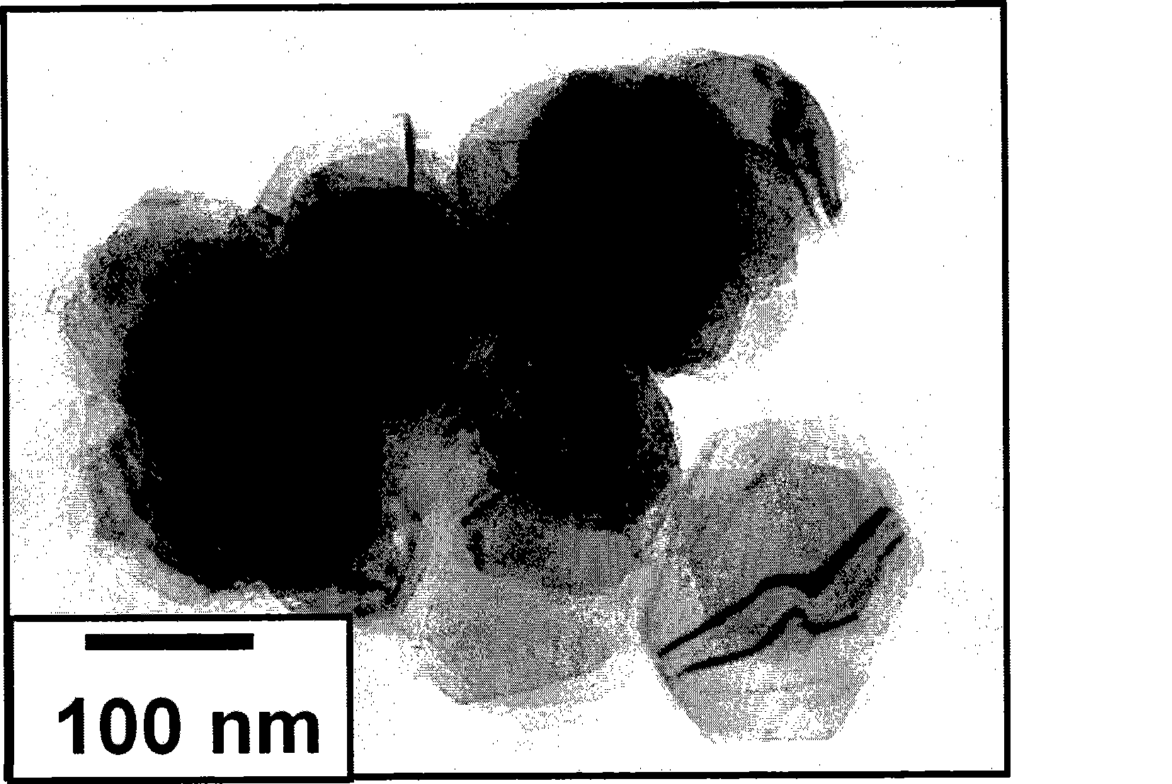 Method for producing nano particle with lamination structure