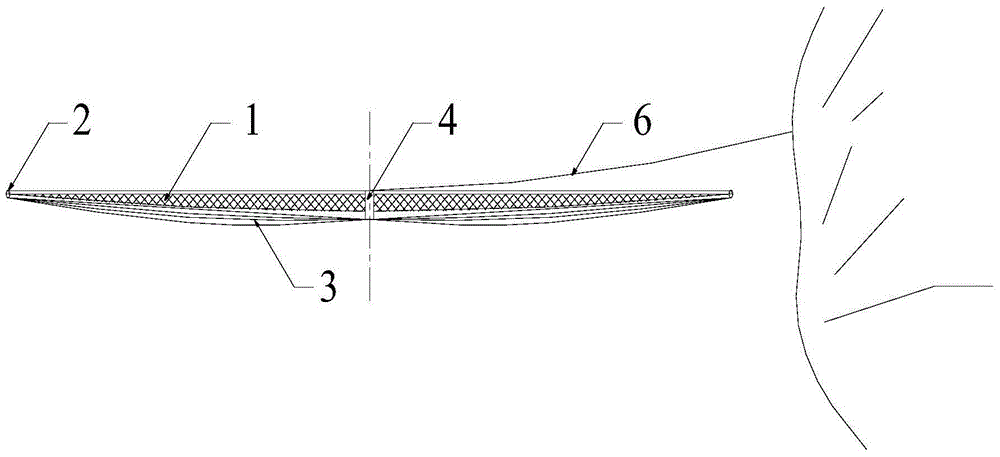 A resistance buffer device for preventing rockfall