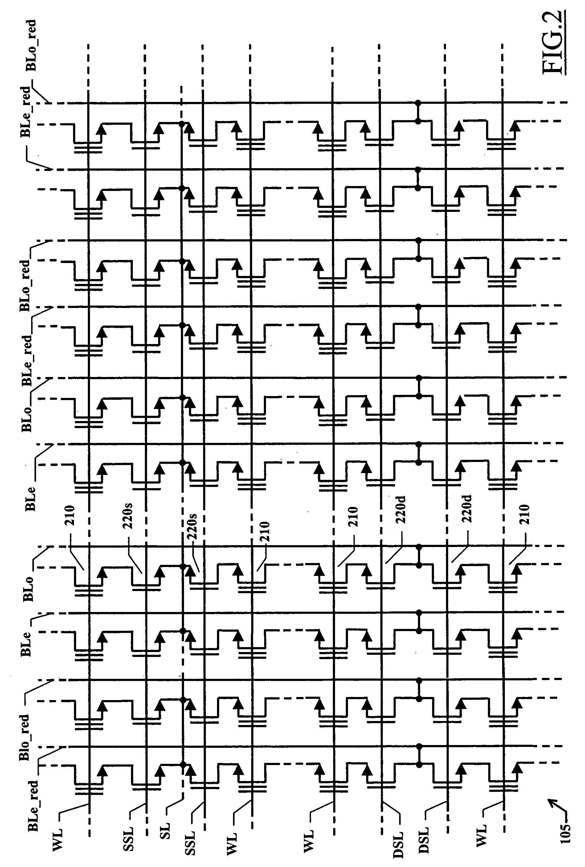 Programmable memory device with an improved redundancy structure