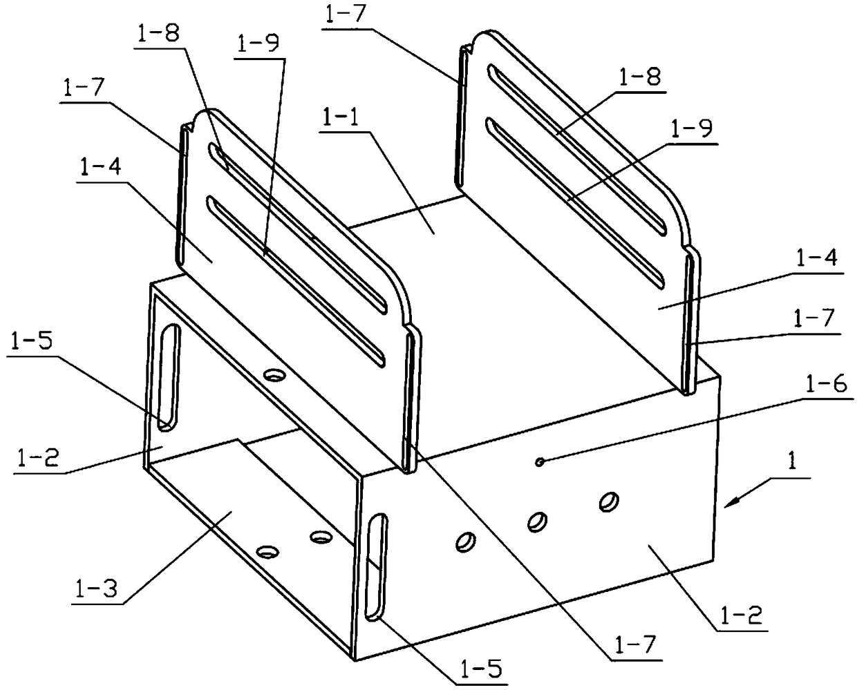 Frame welding positioning structure