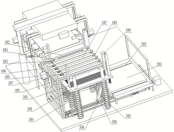 Continuous punch forming device for automobile sheet metal parts