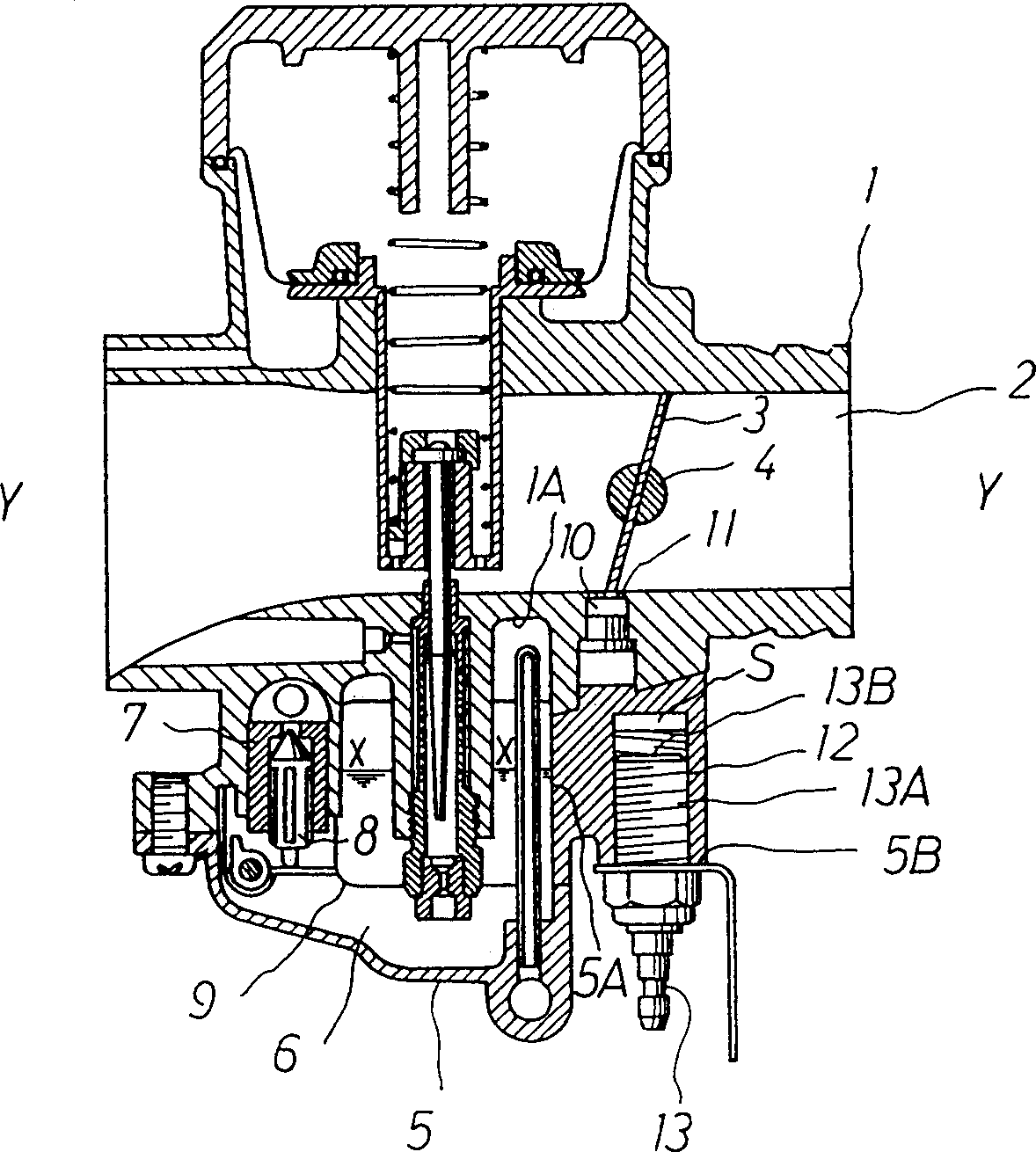 Heater for preventing carburetor from icing up