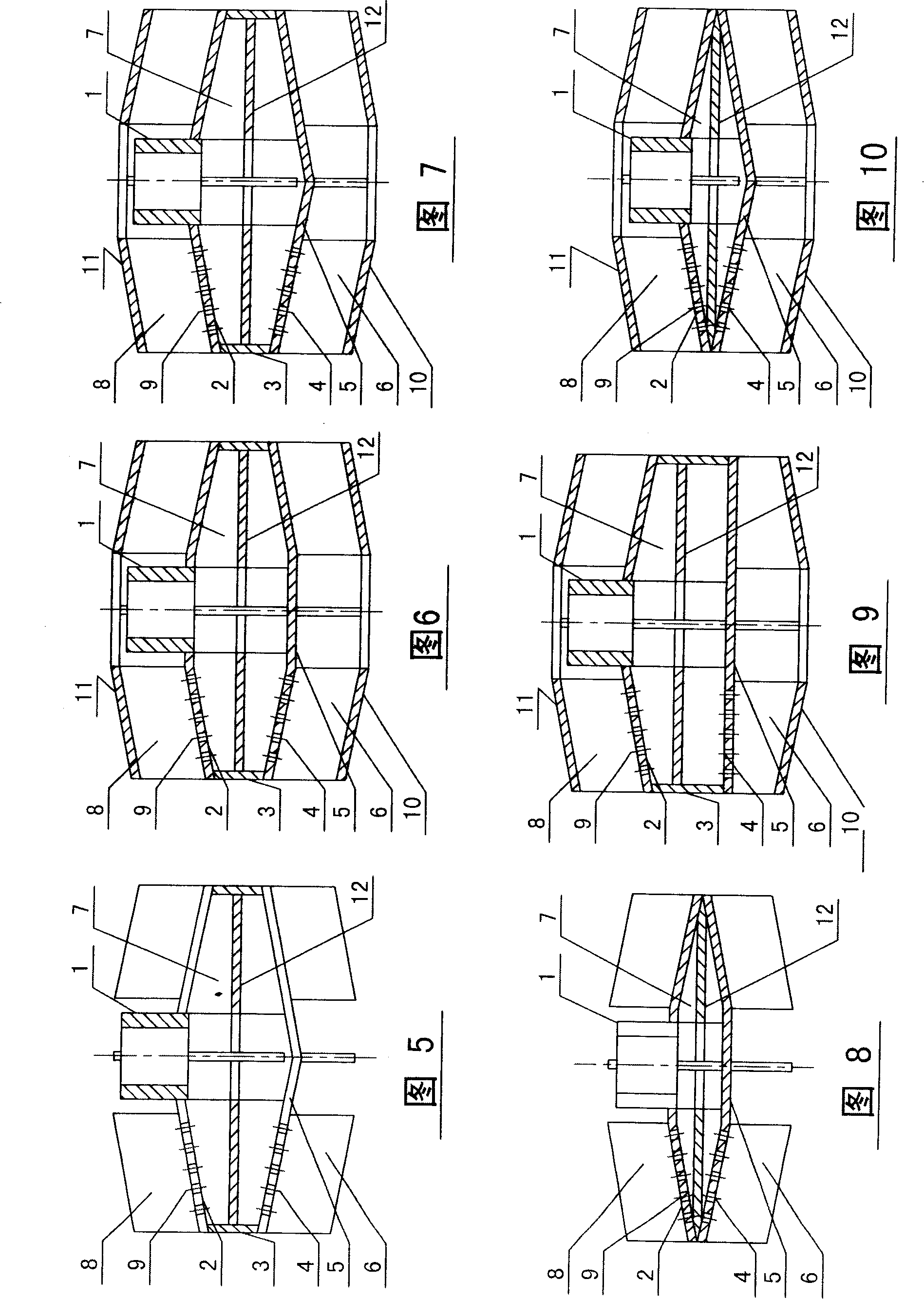 A self-priming gas-liquid mixing impeller