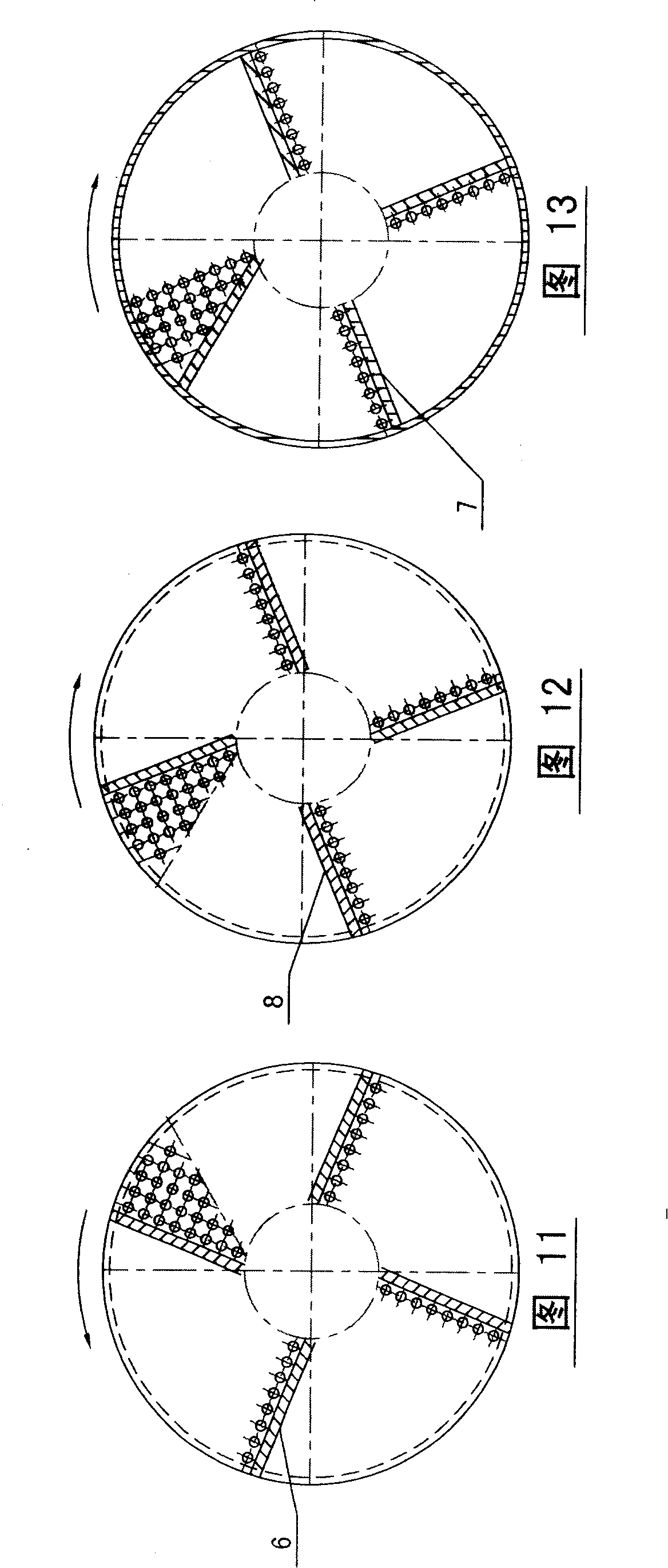 A self-priming gas-liquid mixing impeller