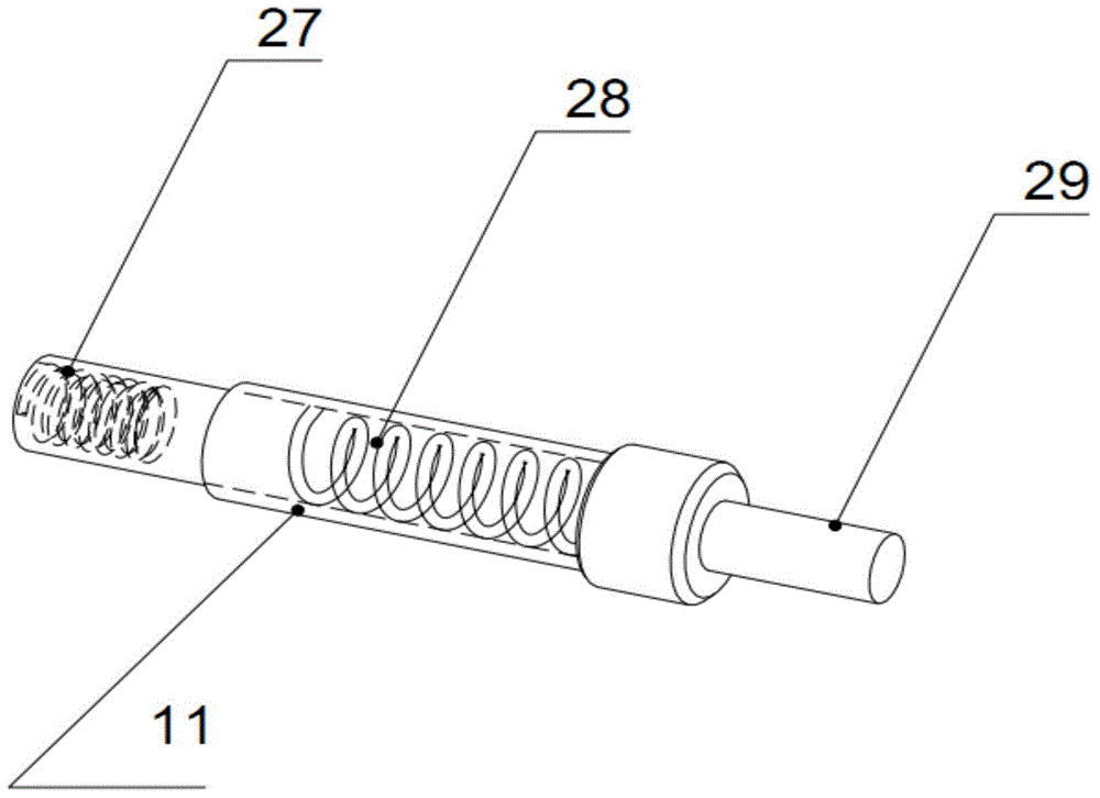 Indoor experimental device for antifriction resistance property of axial vibration of petroleum drilling pipe column