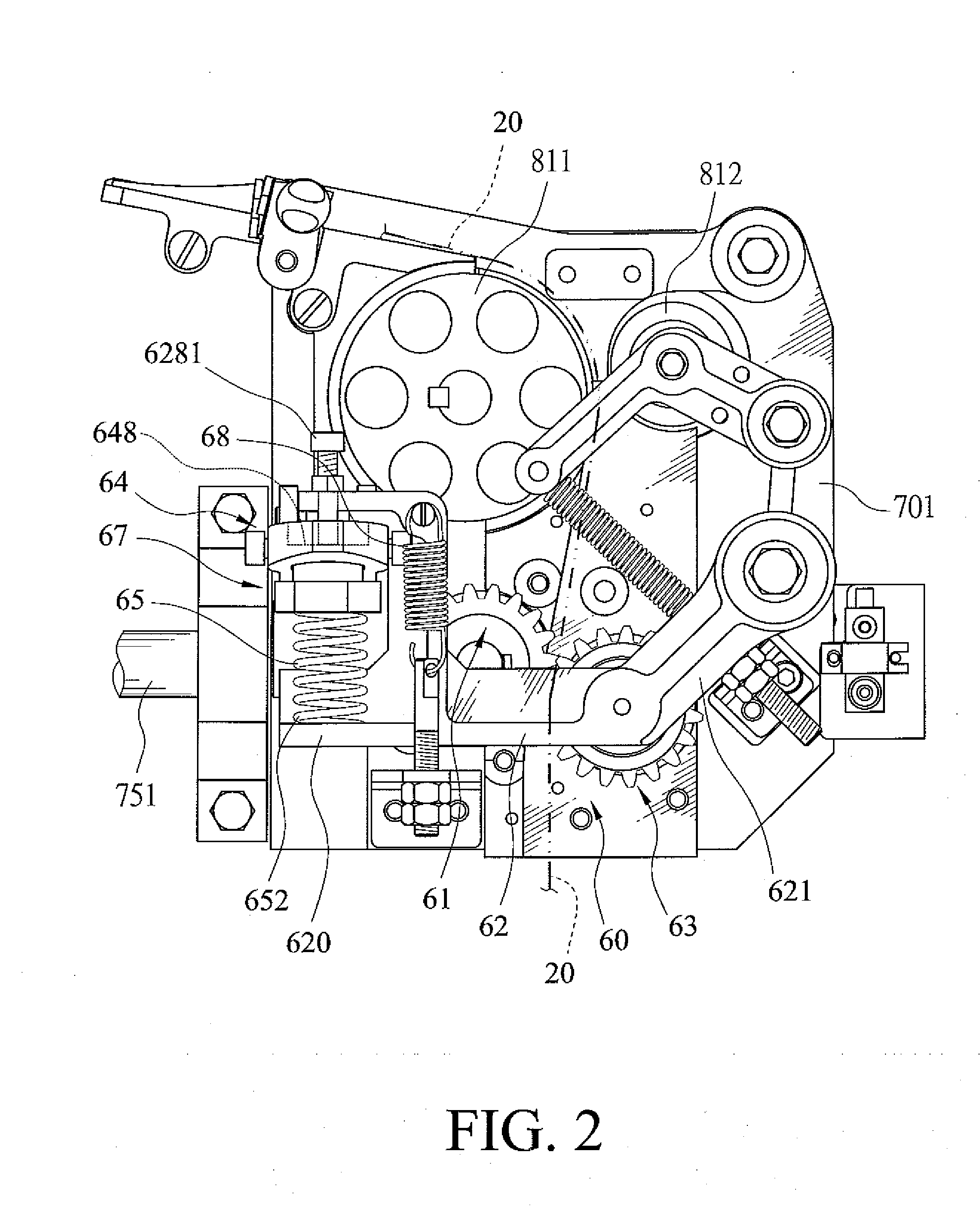 Reverse Tension Mechanism for a Strapping Machine