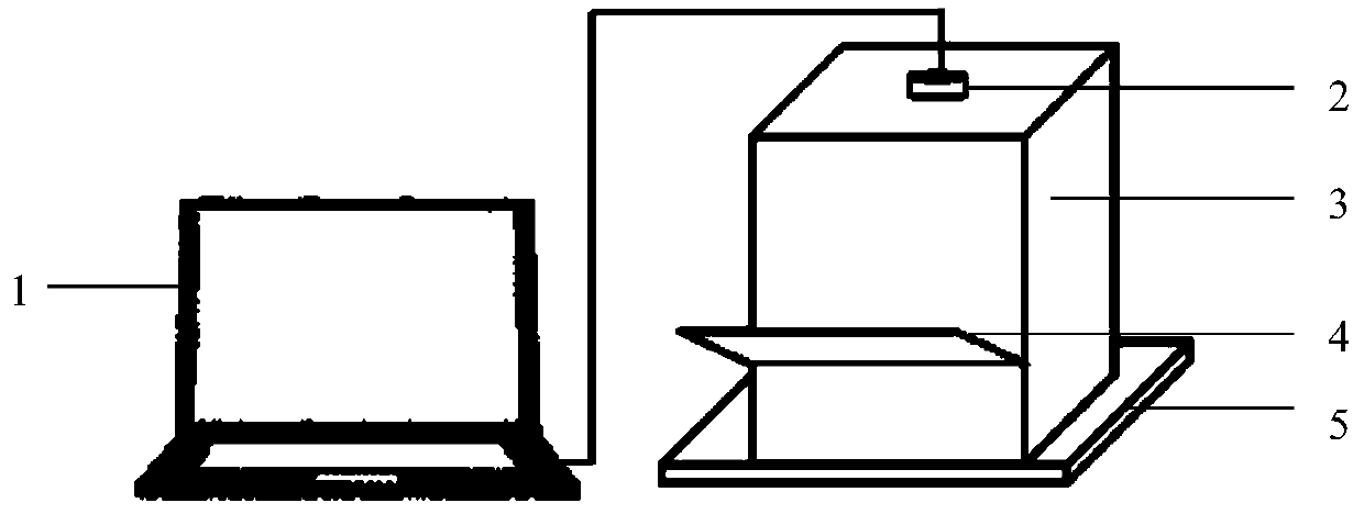 Crop grain character measuring method