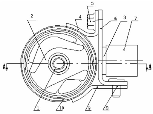 Vibration absorber assembly for automobile engine