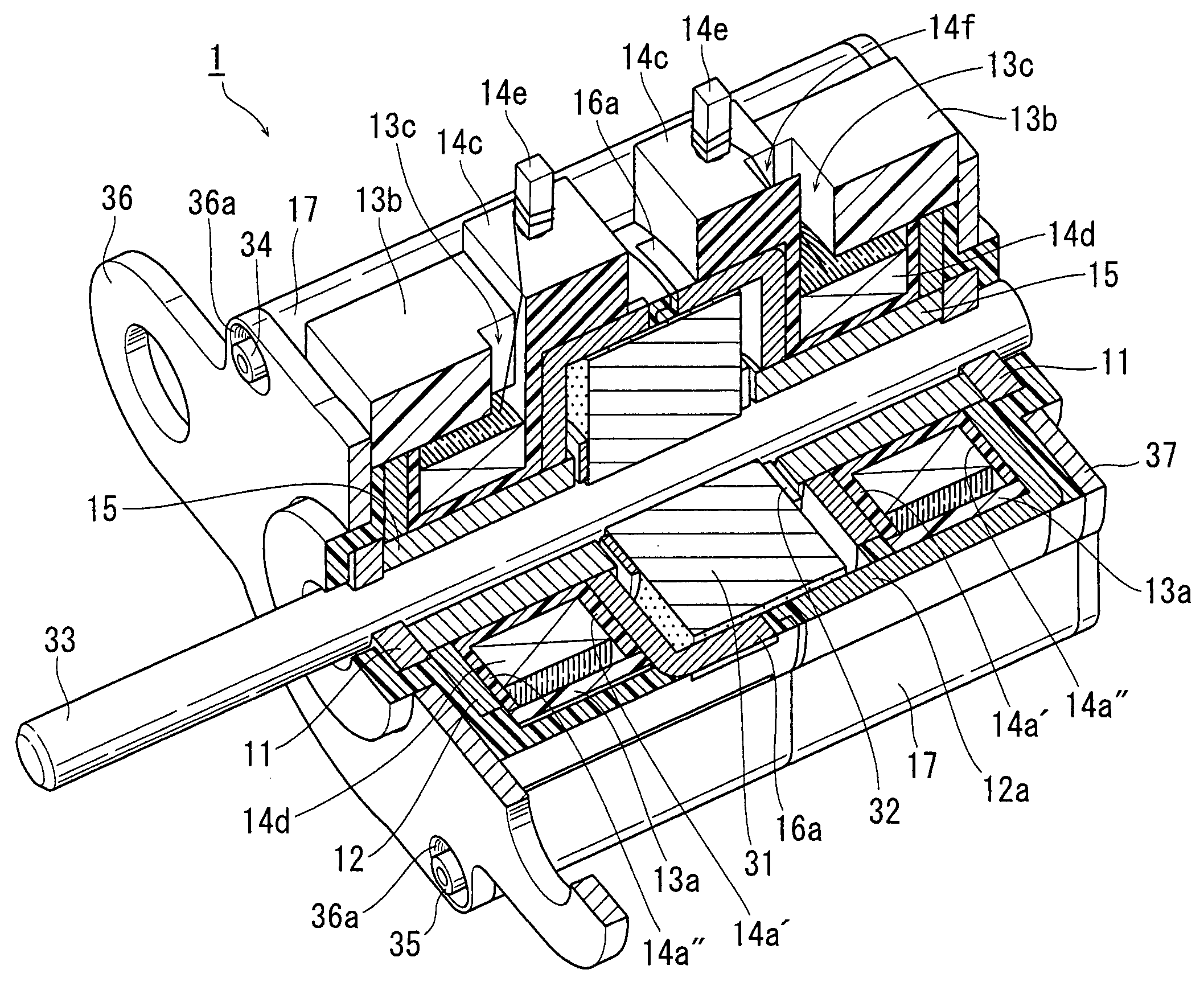 Claw-pole type stepping motor