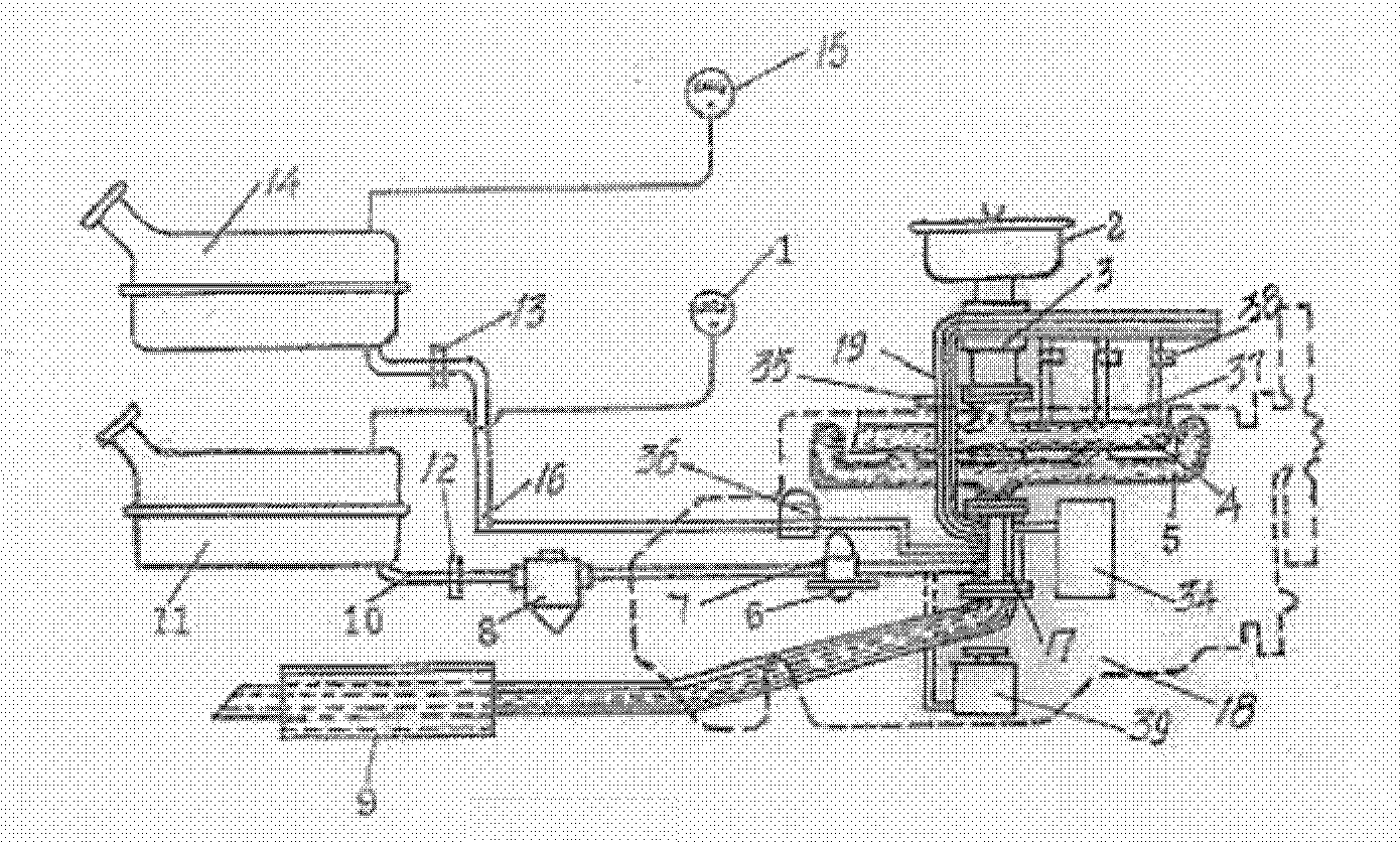 High-energy storage cell material, engine block, full cell electric vehicle and using method of engine block