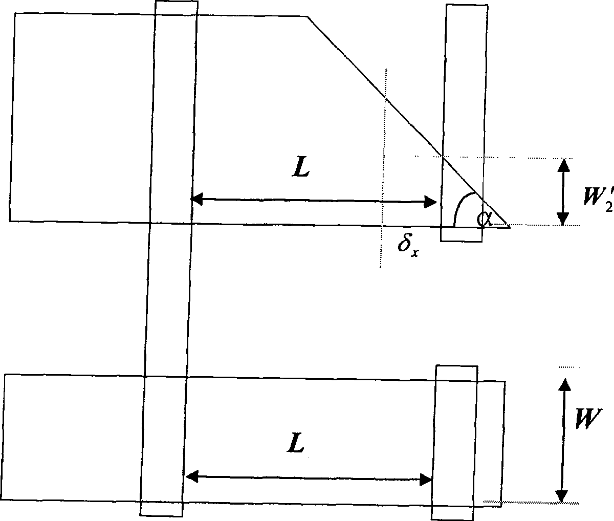 Insulation layer and semiconductor conducting layer aligning error electrical testing structure in micro-electro-mechanical system