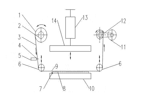 Automatically positioning paper feeding system and method for sheet material transfer printing machine