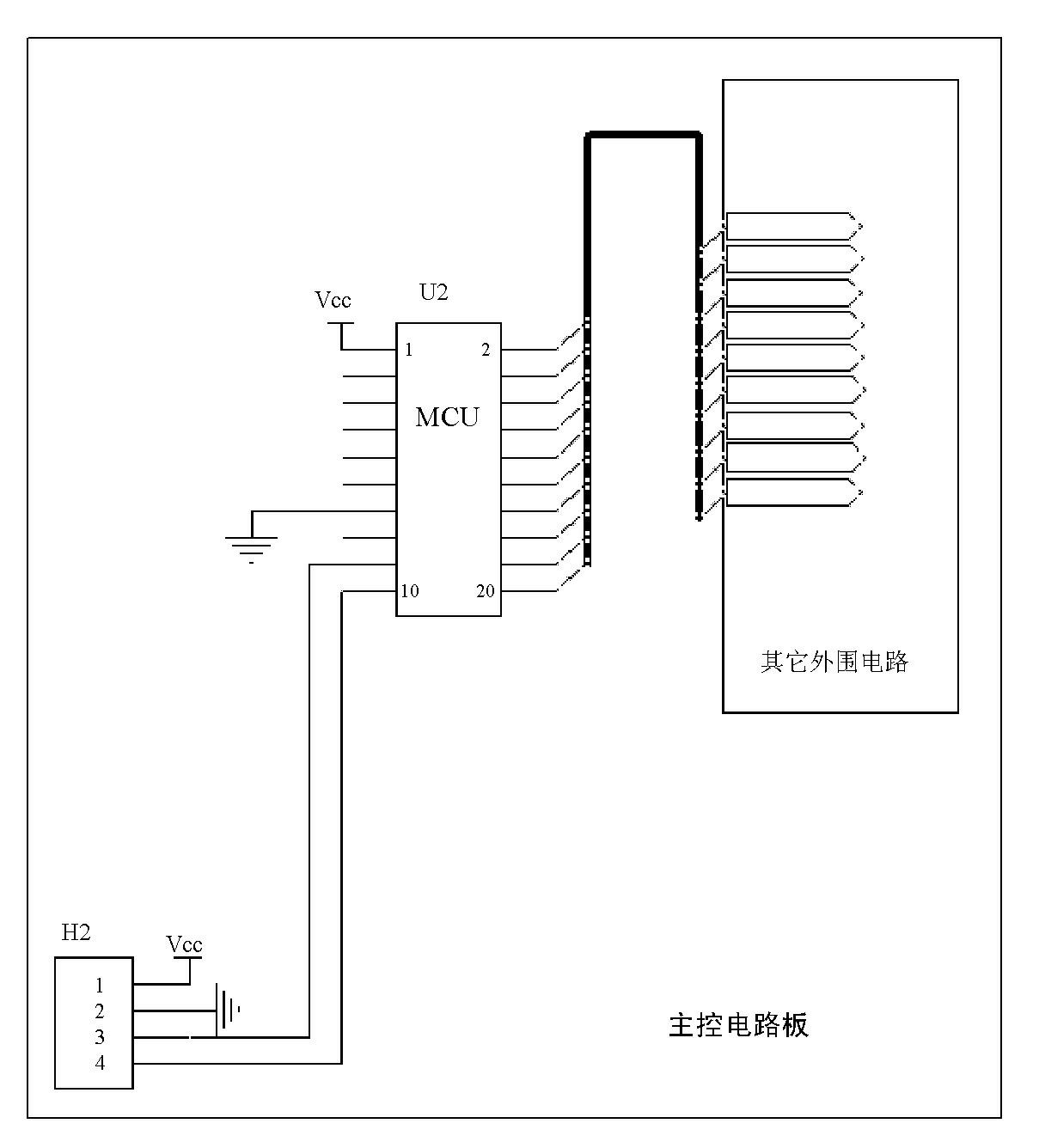 Multi-interface selection method and multi-interface selection circuit based on keyboard scan and display driving chip