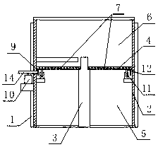 Disc type moldy bran preparing machine