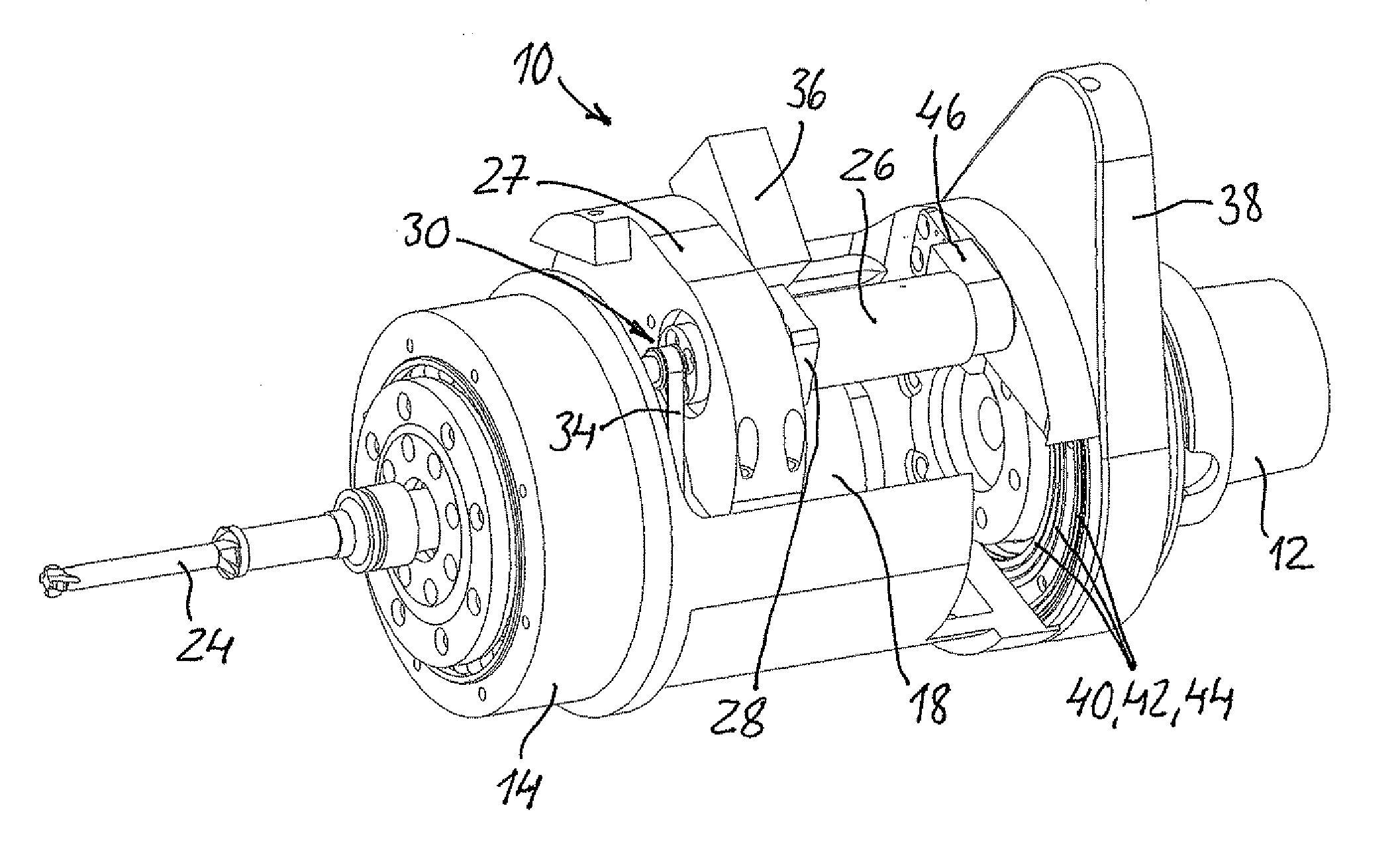 Orbital drilling tool unit