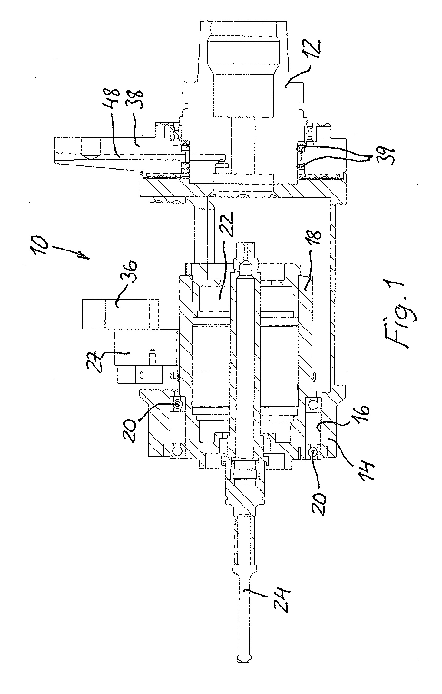 Orbital drilling tool unit