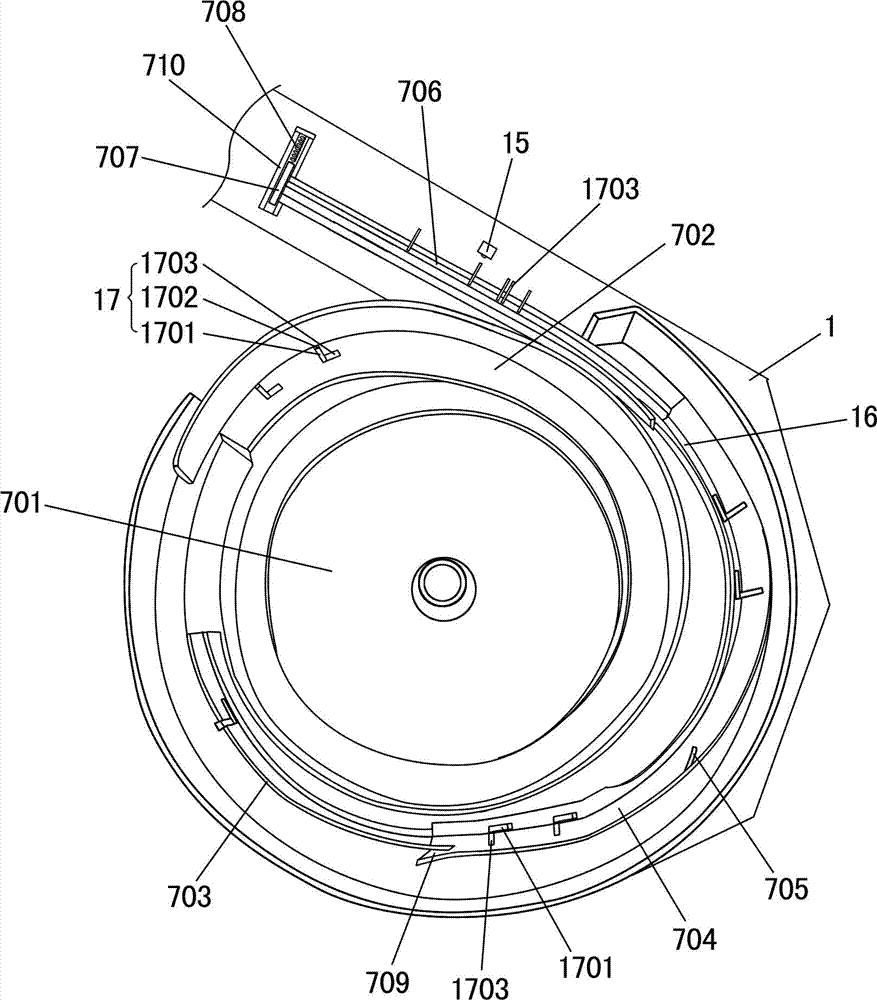 Automatic assembling machine for electric brush of micro-motor end cover