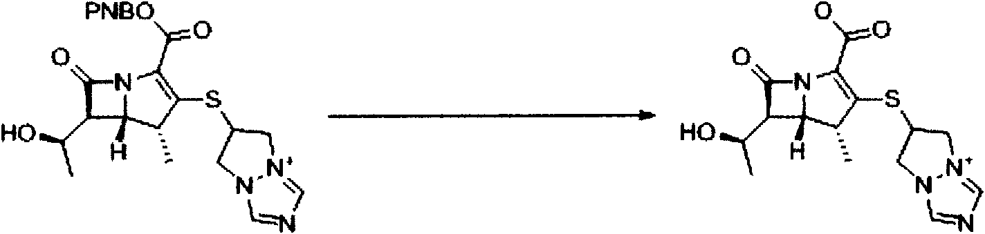 Method for preparing biapenem by using micro-reaction technology