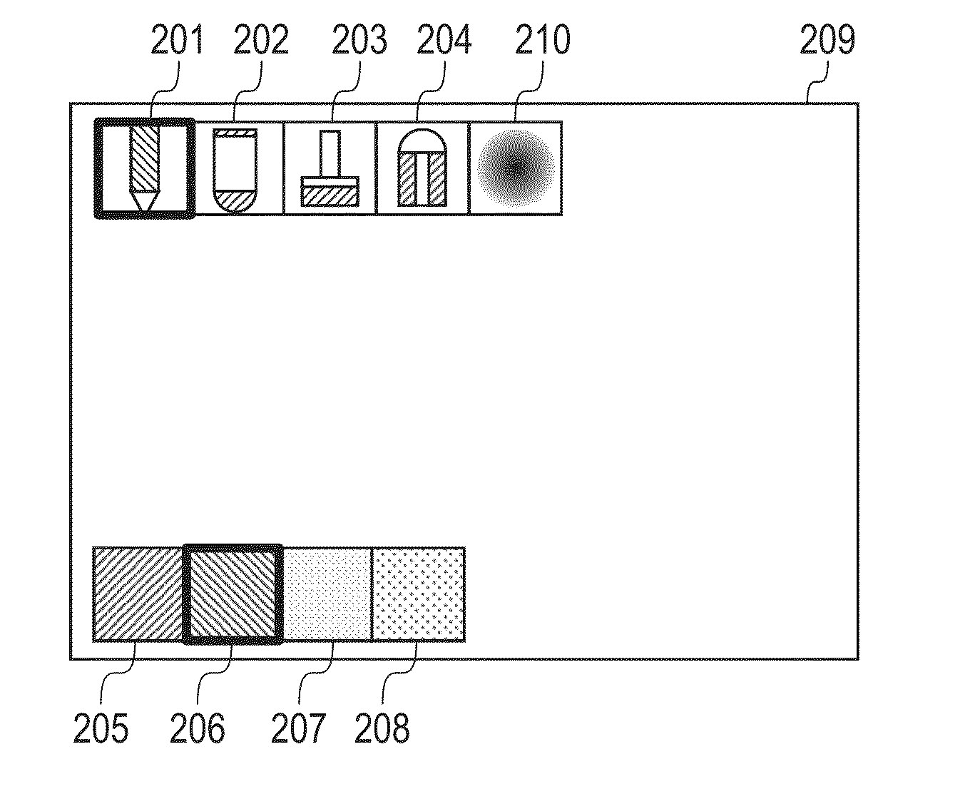 Image processing device, tactile sense control method, and recording medium