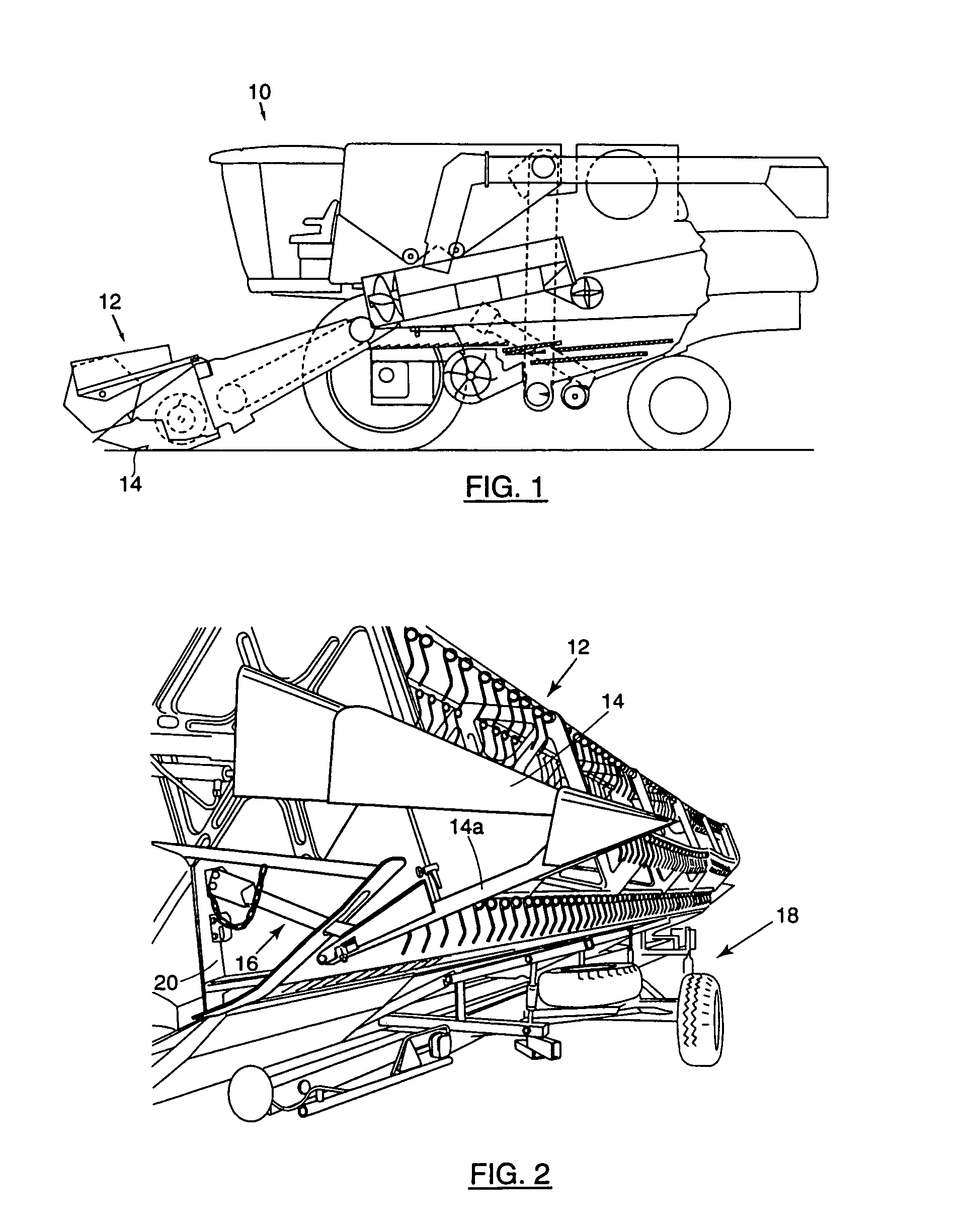 Cutting platform for a combine harvester